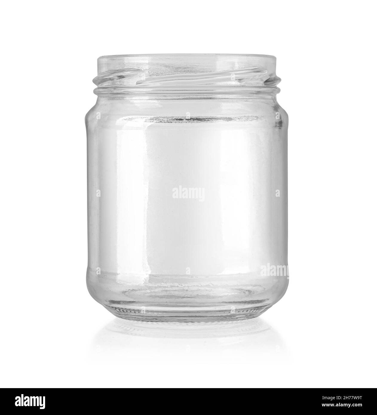 Jar glass isolated on white background with clipping path Stock Photo ...