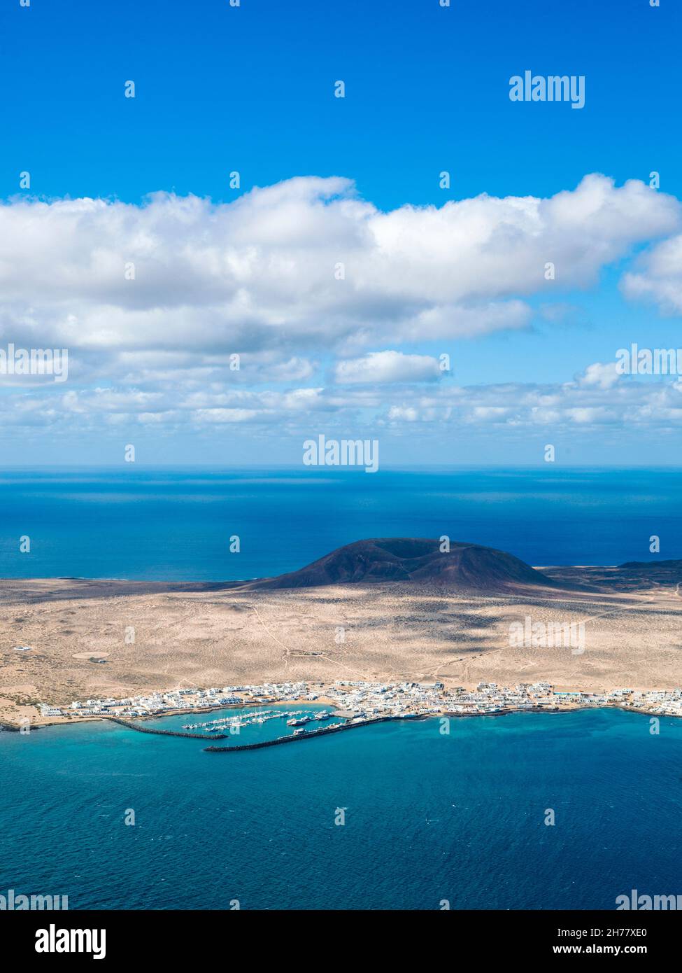 La Graciosa Island Lanzarote Stock Photo