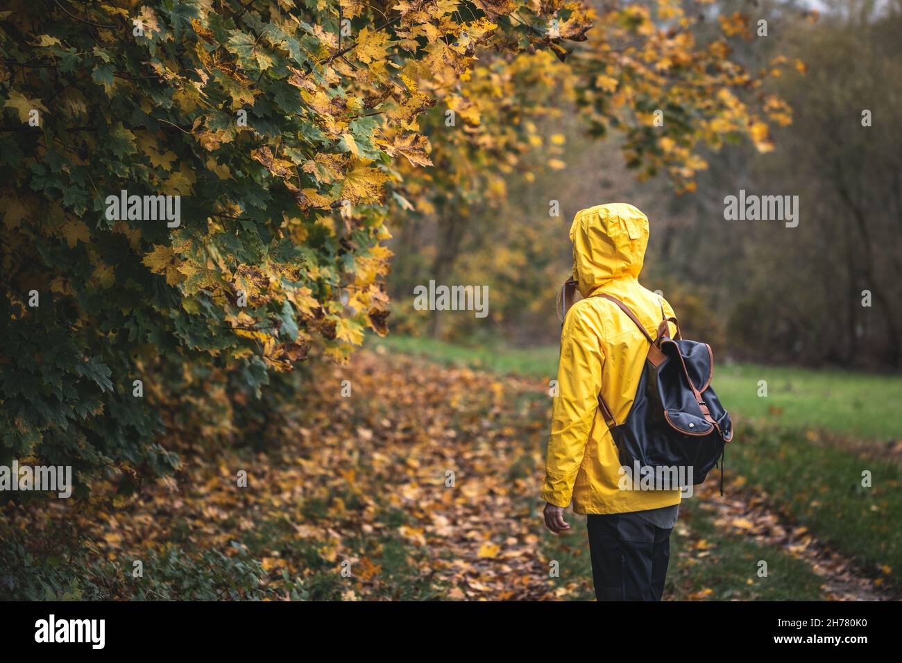 Female hood rear view hi-res stock photography and images - Alamy