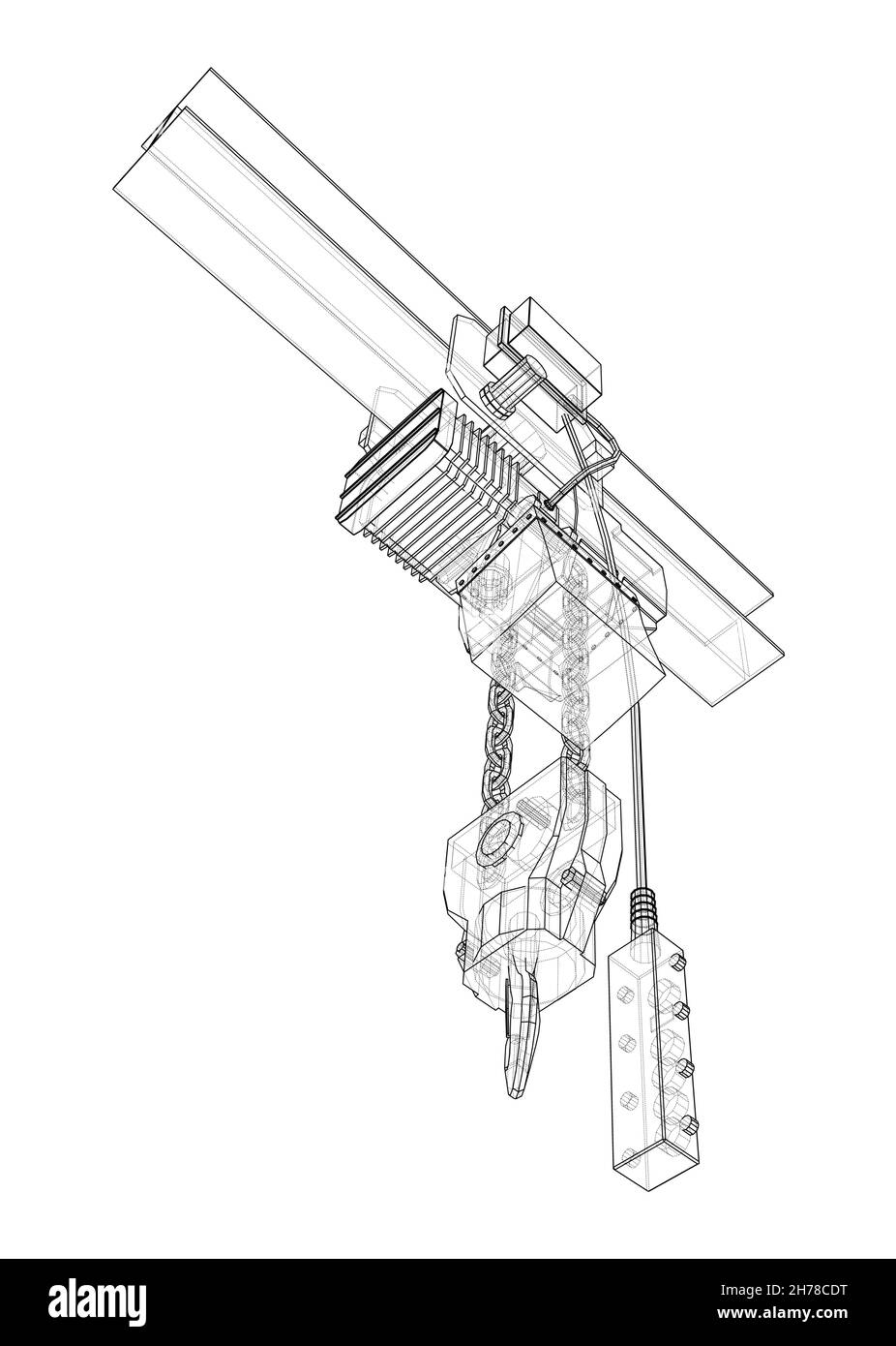 Factory machine icon outline Black and White Stock Photos & Images - Alamy