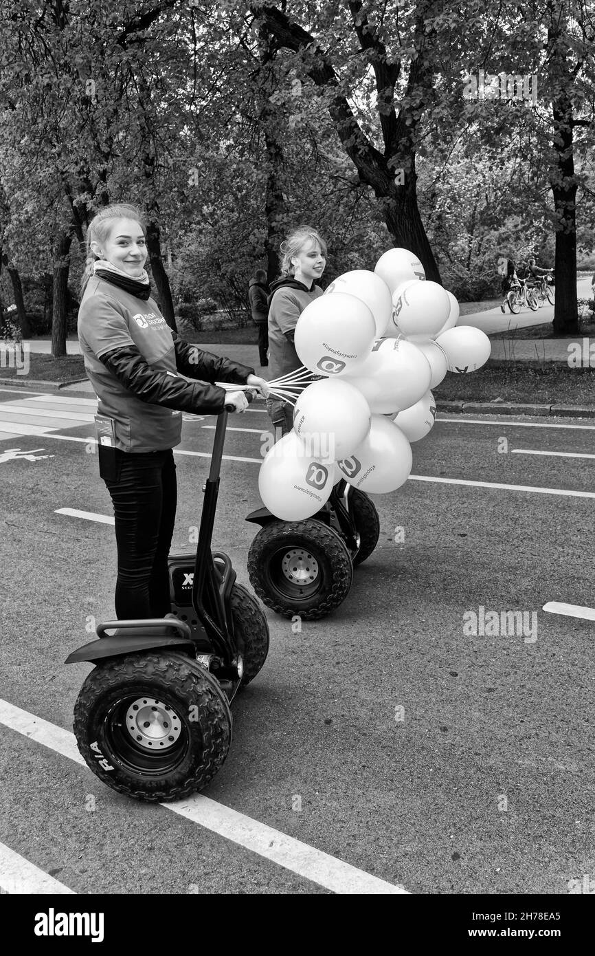 Woman inflatable Black and White Stock Photos & Images - Alamy