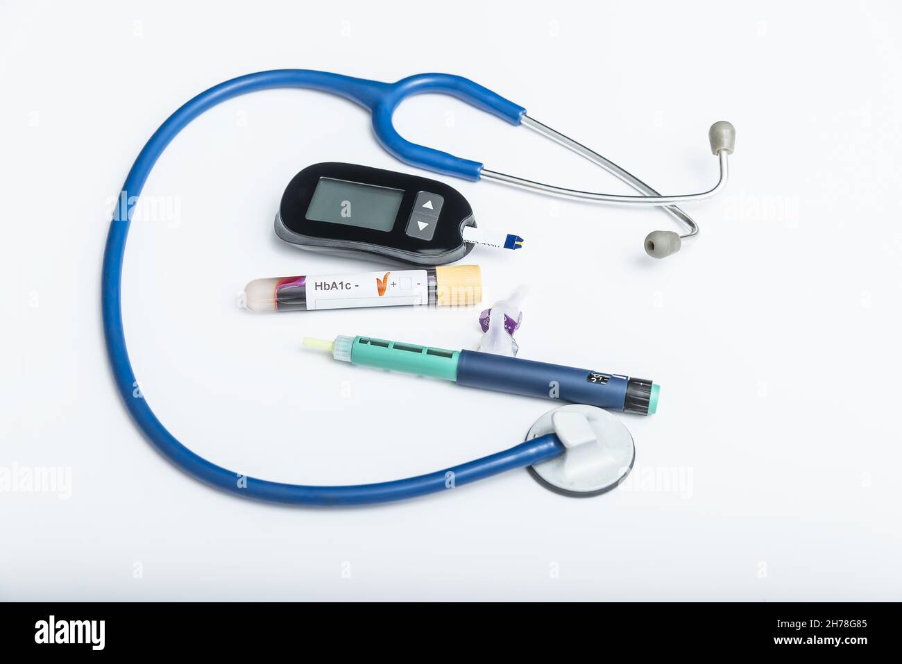 check blood sugar level by Glucose meter, Healthcare Medical and Check