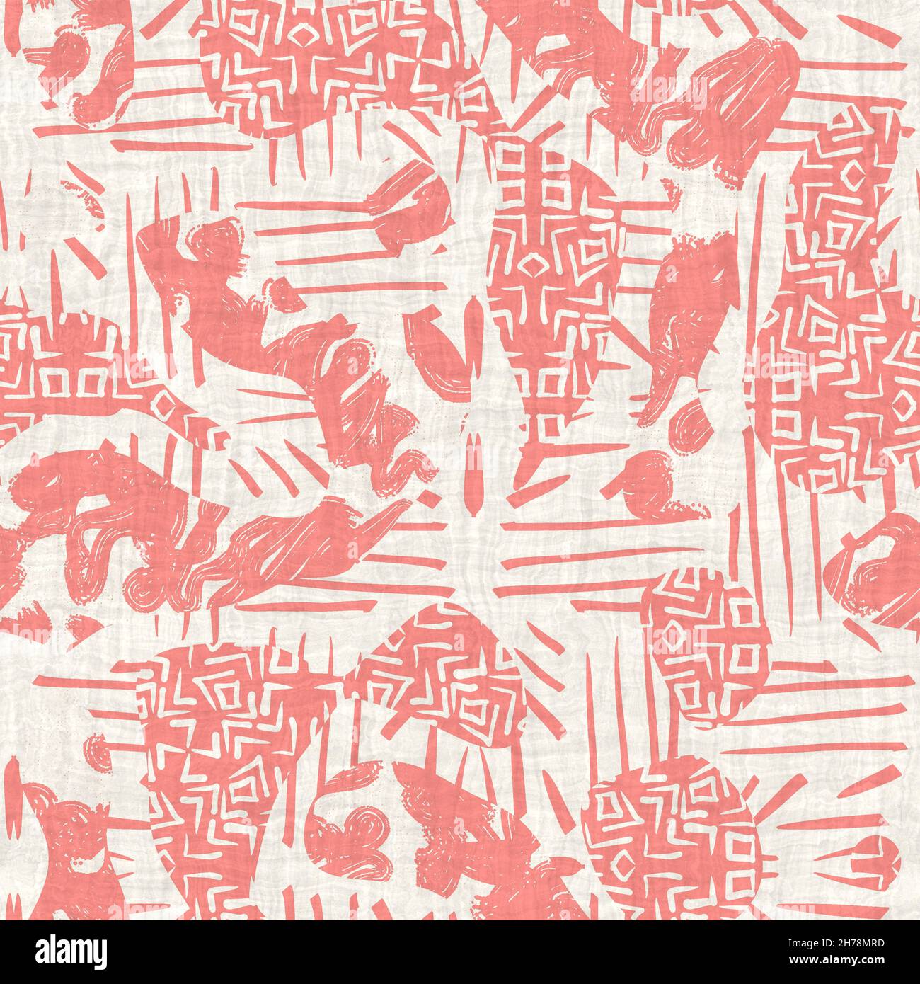 2tone Pattern Seamless two tone hand drawn brushed effect pattern swatch Stock Photo ...