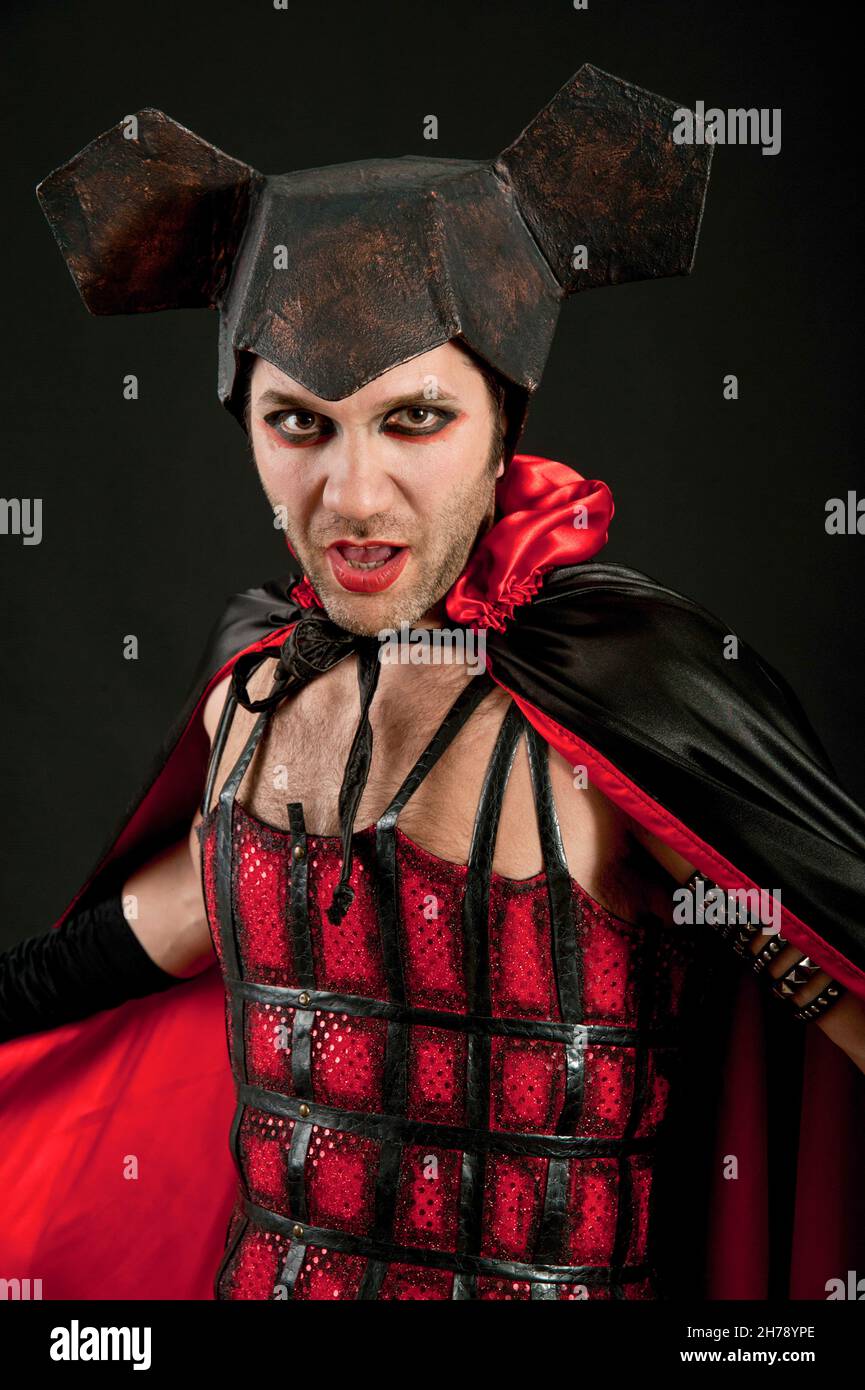 Male Devil costume Stock Photo - Alamy