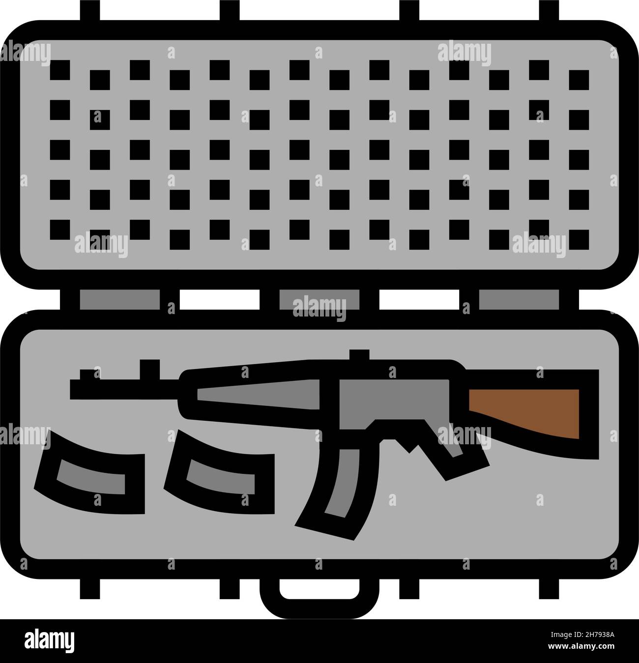 gun case color icon vector illustration Stock Vector Image & Art Alamy