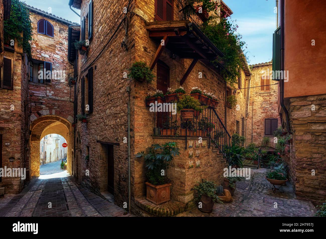 Spello, Perugia, Umbria, Italy Stock Photo