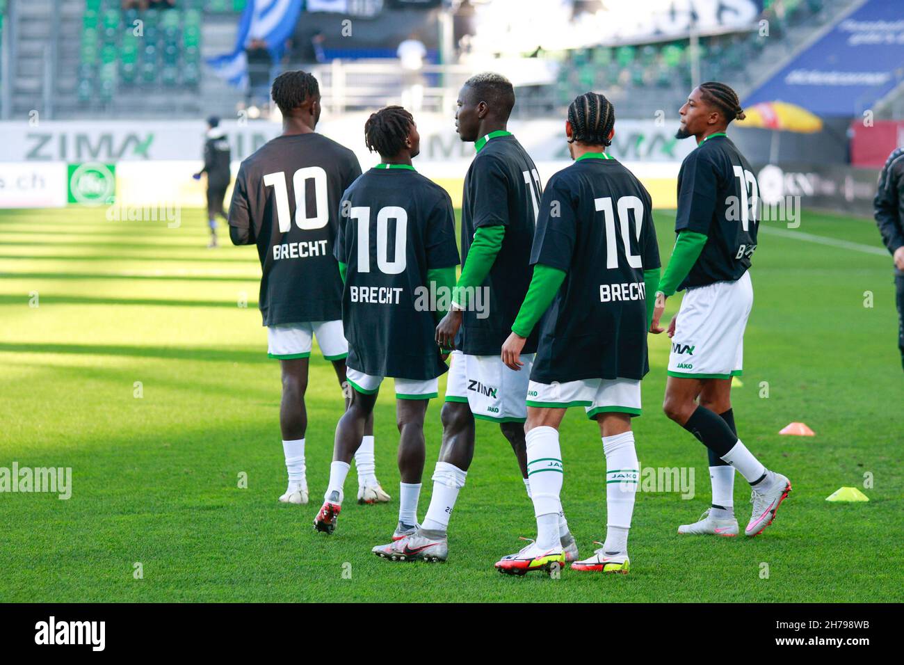 21 11 2021 St Gallen Kybunpark Fc St Gallen 1879 Fc Lausanne Sport The Spiler Sg Wear Jersey With The Number 10 Photo By Srdjan Radulovic Just Pictures Sipa Usa Stock Photo Alamy
