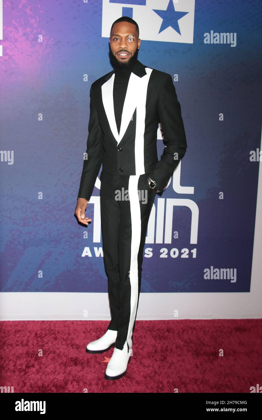 New York, NY, USA. 20th Nov, 2021. Kendall Kyndall at the 2021 BET Soul