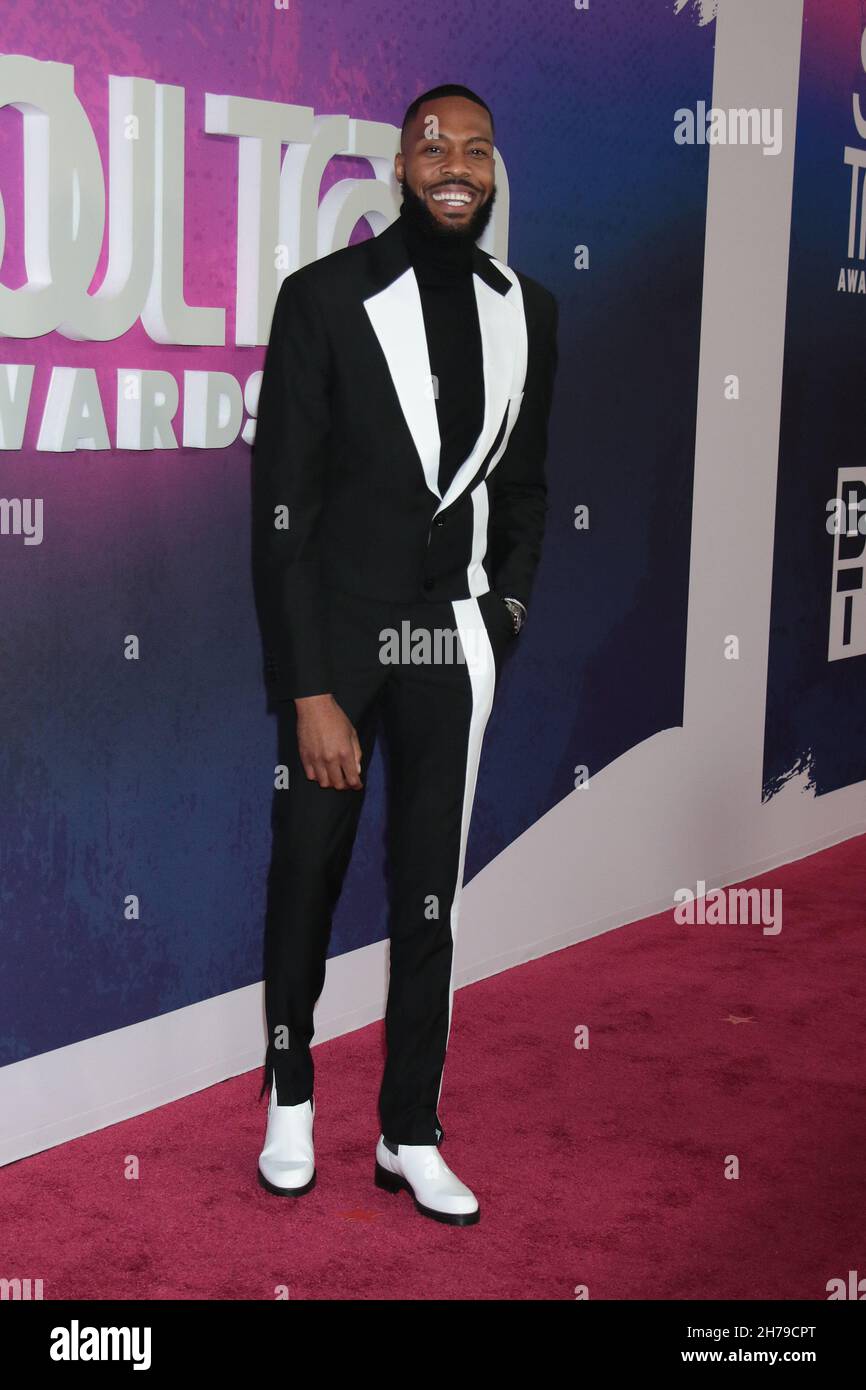 New York, NY, USA. 20th Nov, 2021. Kendall Kyndall at the 2021 BET Soul