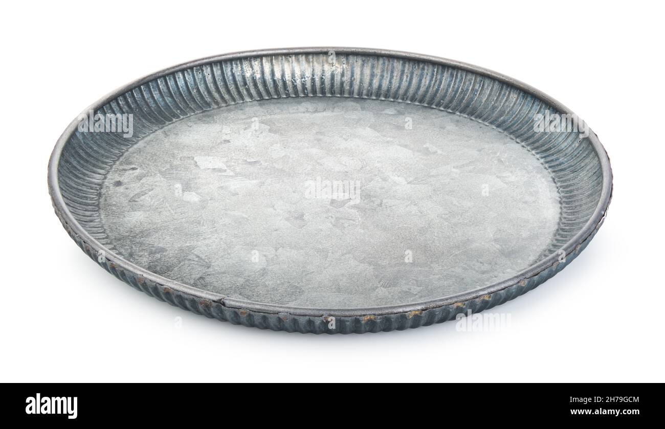 Figured silver dish Stock Photo