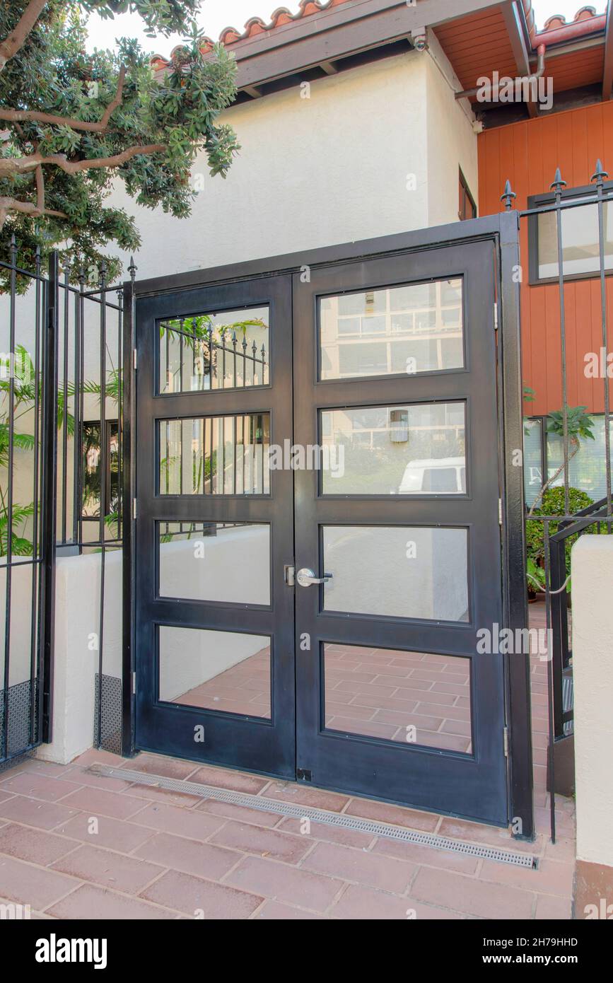 Double Door Gate High Resolution Stock Photography and Images   Alamy