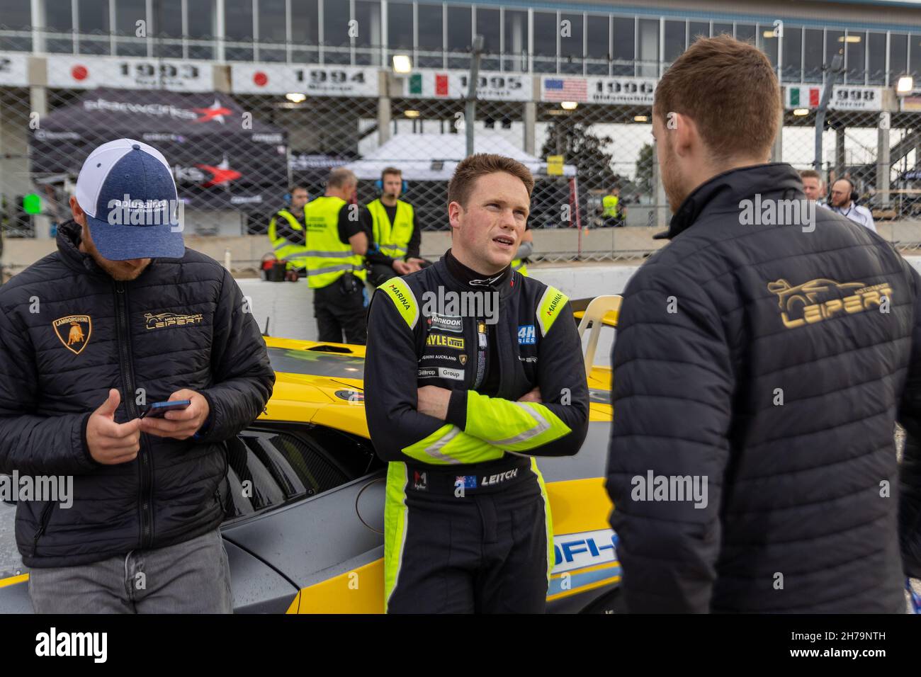 Sebring, USA. 20th Nov, 2021. Start Line, Pole Position 24H Series powered by Hankook. Schedule includes USA stops on November 19-21, 2021. Racing cars from the many countries, such as: Germany, USA, France, Nederland, Romania, Denmark, Canada, Spain, Great Britain, Italy; in many different classes: GT4, 991, GTX, GT3, TCR, TCX, P4. (Photo by Yaroslav Sabitov/YES Market Media/Sipa USA) Credit: Sipa USA/Alamy Live News Stock Photo