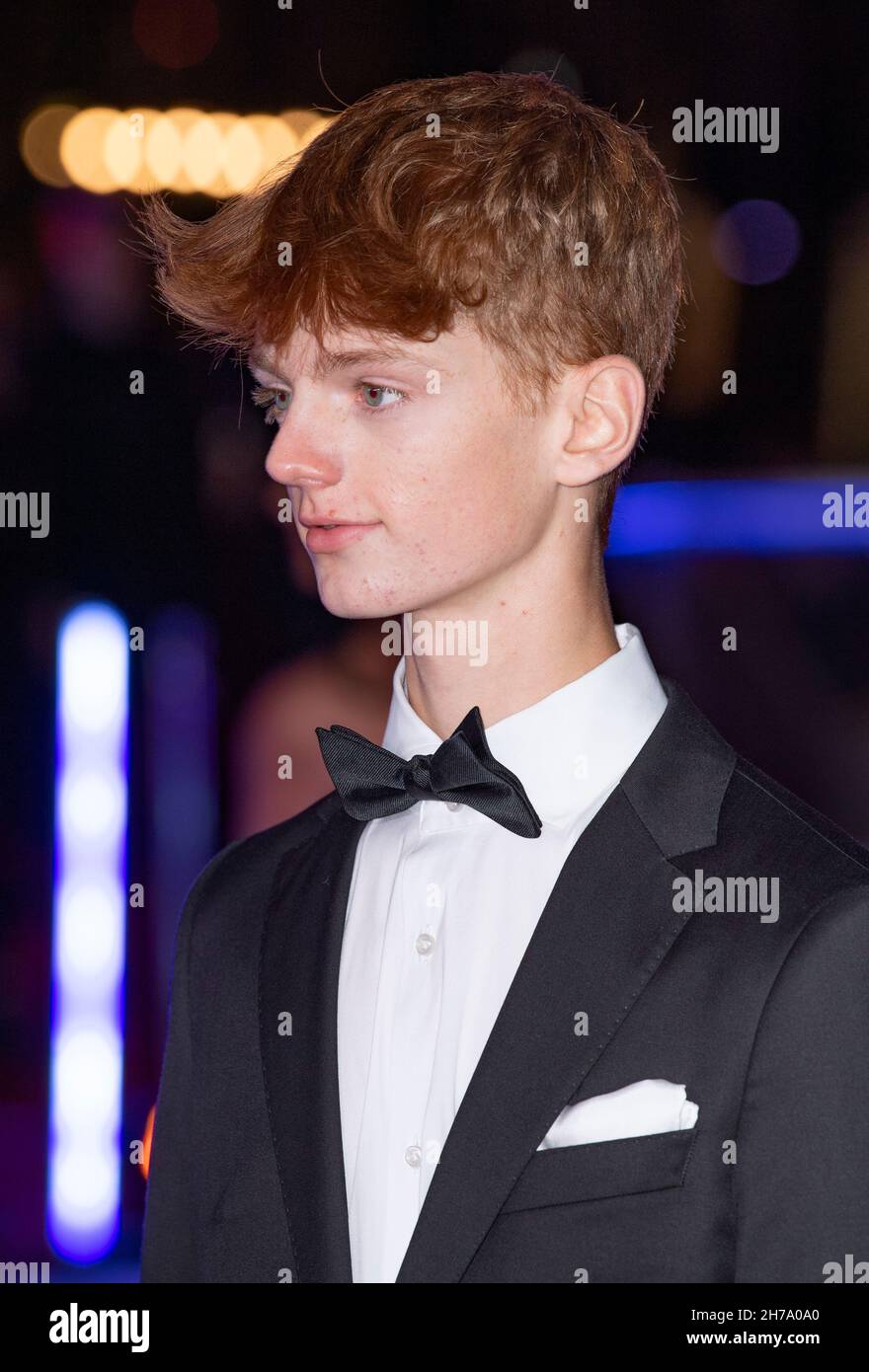 LONDON, ENGLAND - NOVEMBER 15: Henry Lawfull attends the UK Premiere of