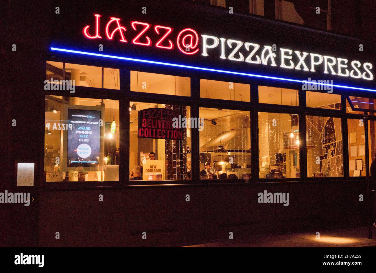 The Pizza Express Jazz Club during the London Jazz Festival in Soho