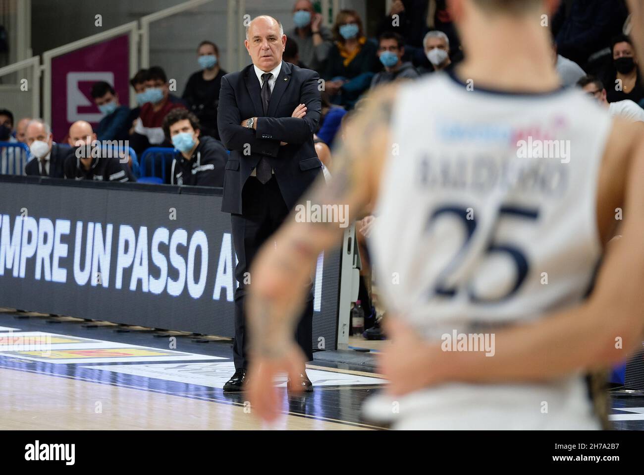 BLM Group Arena, Trento, Italy, November 21, 2021, Emanuele Molin