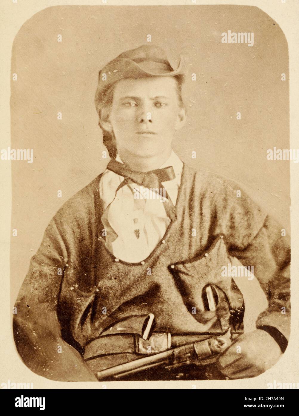 Jesse James Vintage photograph from the Old West Stock Photo Alamy