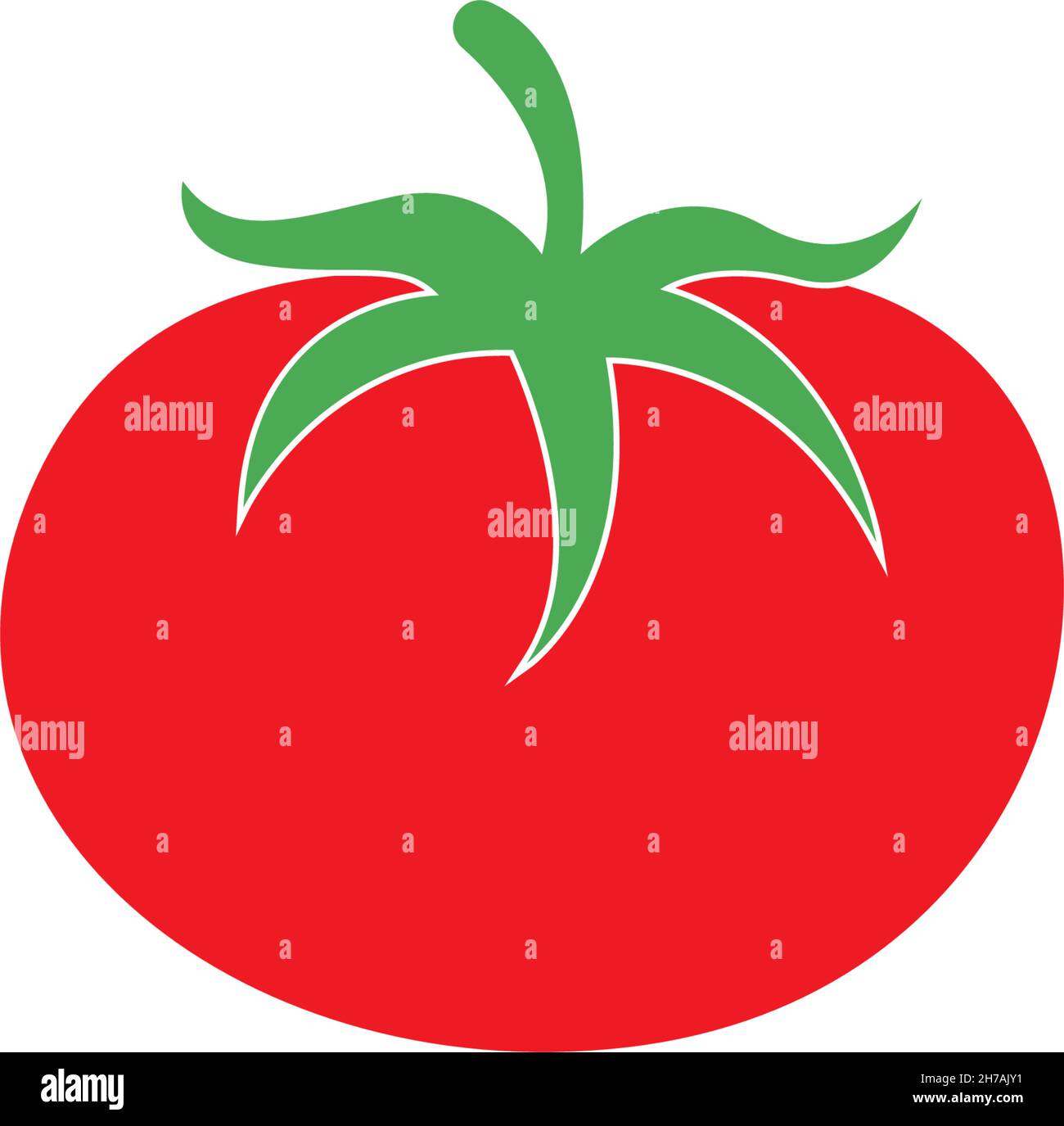 Tomato icon logo design vector illustration template Stock Vector Image ...