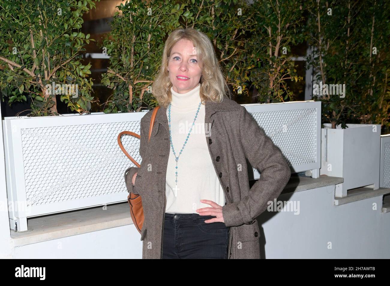 Rome, Italy. 21st Nov, 2021. Flavia Vento attends the inauguration of a new restaurant at the Ponte Milvio area. Credit: SOPA Images Limited/Alamy Live News Stock Photo