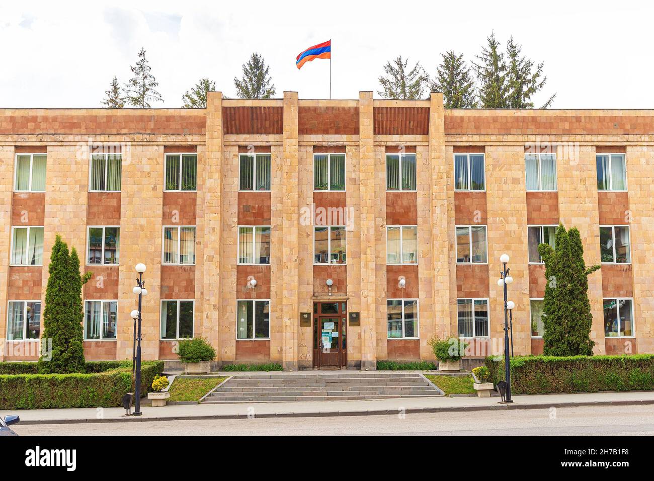21 May 2021, Dilijan, Armenia Building housing the head management