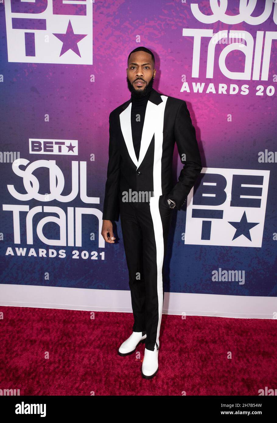 New York, USA. 20th Nov, 2021. Actor Kendall Kyndall on the Red Carpet