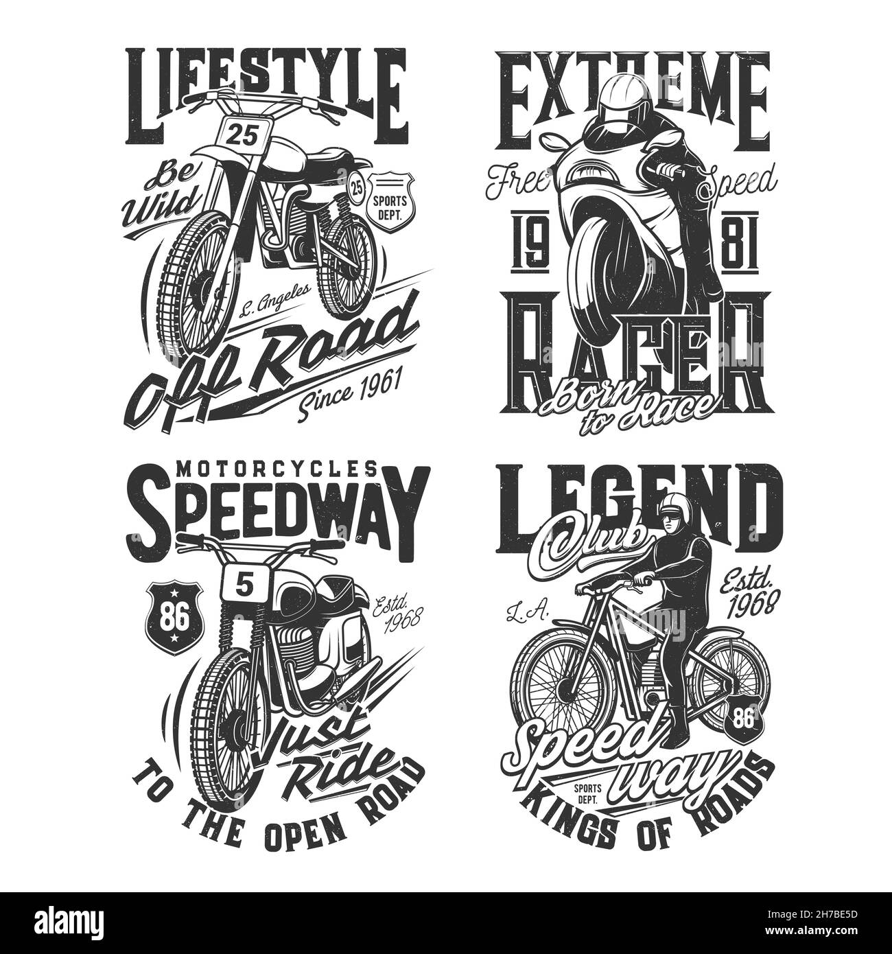 Vintage speedway motorcycles hi-res stock photography and images - Alamy