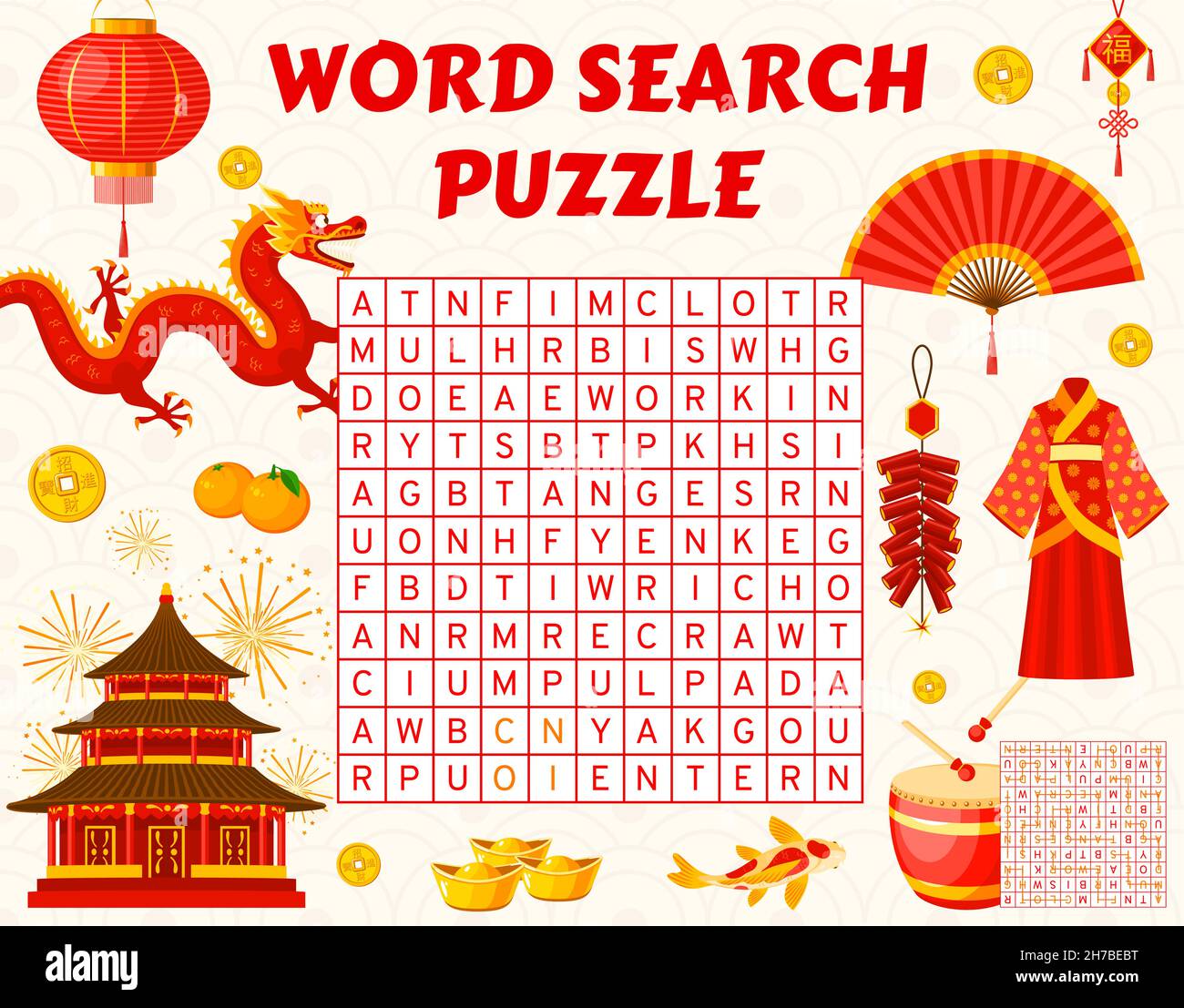 chinese new year puzzle games