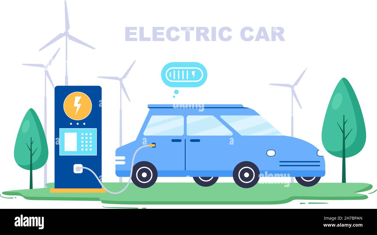 Charging Electric Car Batteries with the Concept of Charger and Cable
