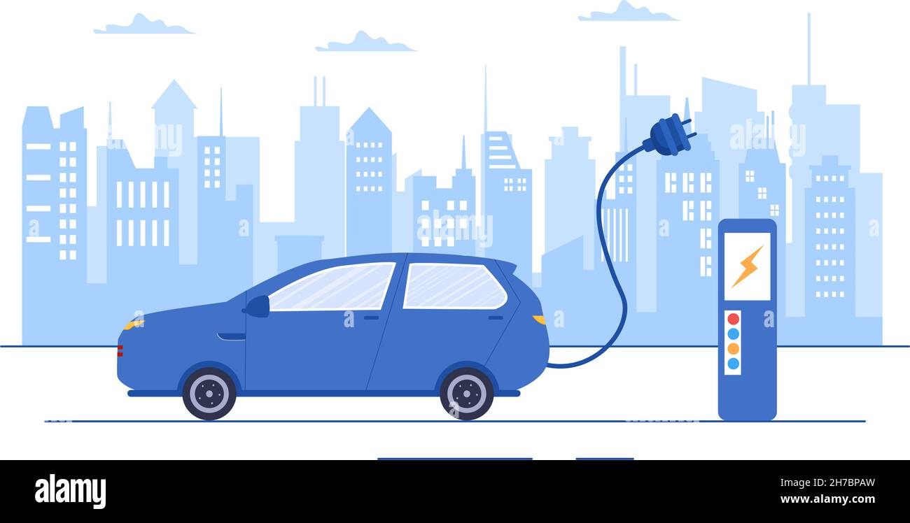 Charging Electric Car Batteries with the Concept of Charger and Cable ...