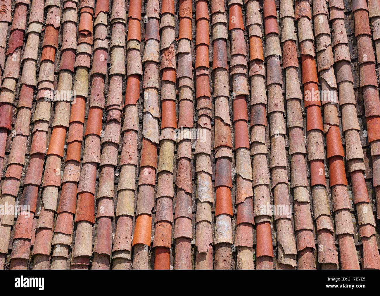 background-of-old-roof-tiles-stock-photo-alamy