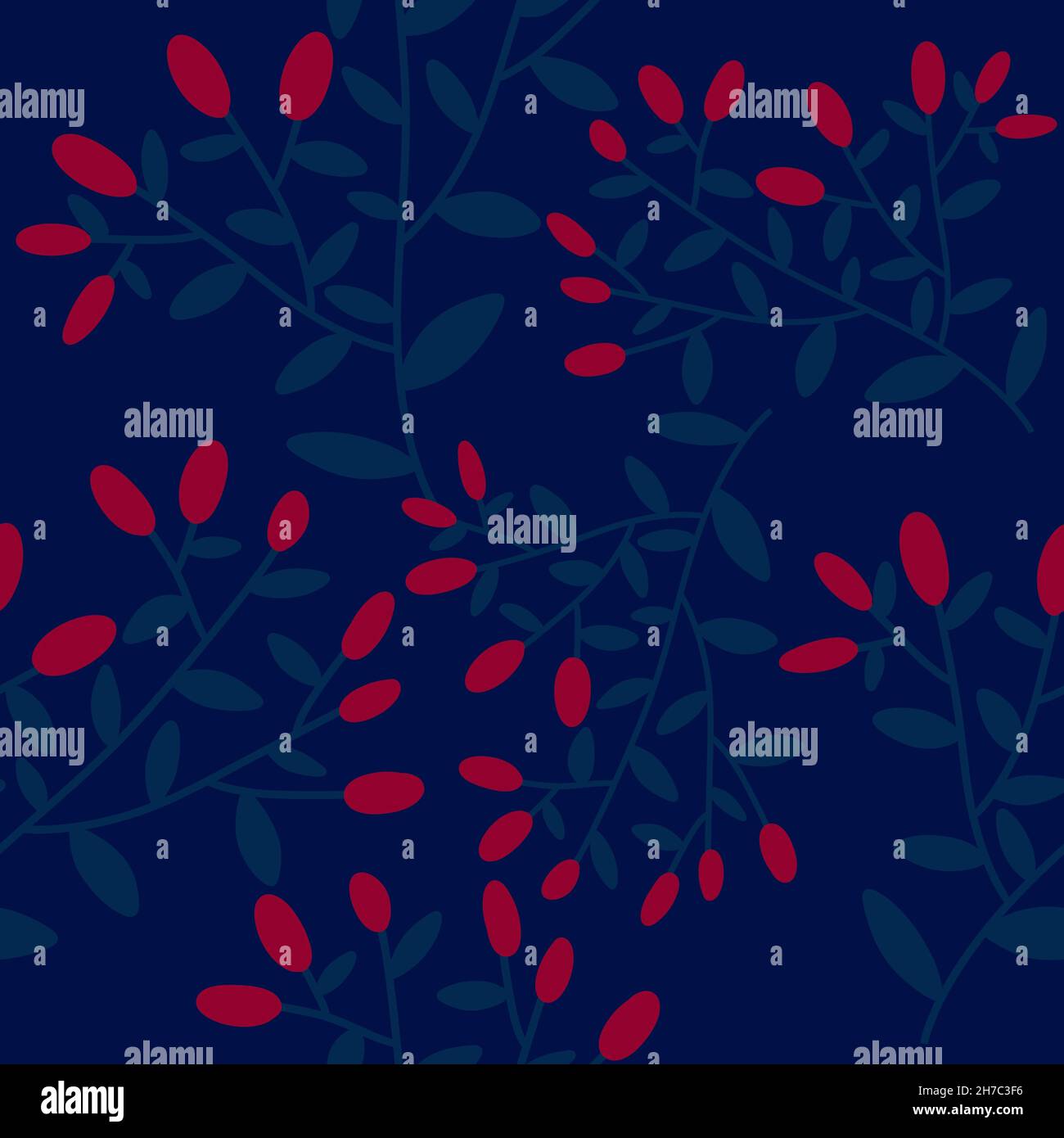 Seamless pattern with barberry for fabrics and textiles and linens ...