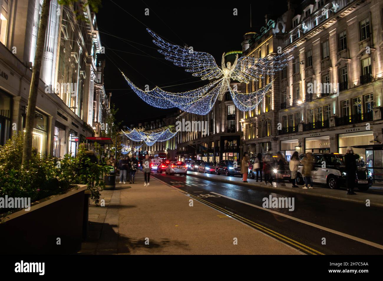 REGENT STREET, LONDON, ENGLAND 14 November 2021 Photograph of Regent
