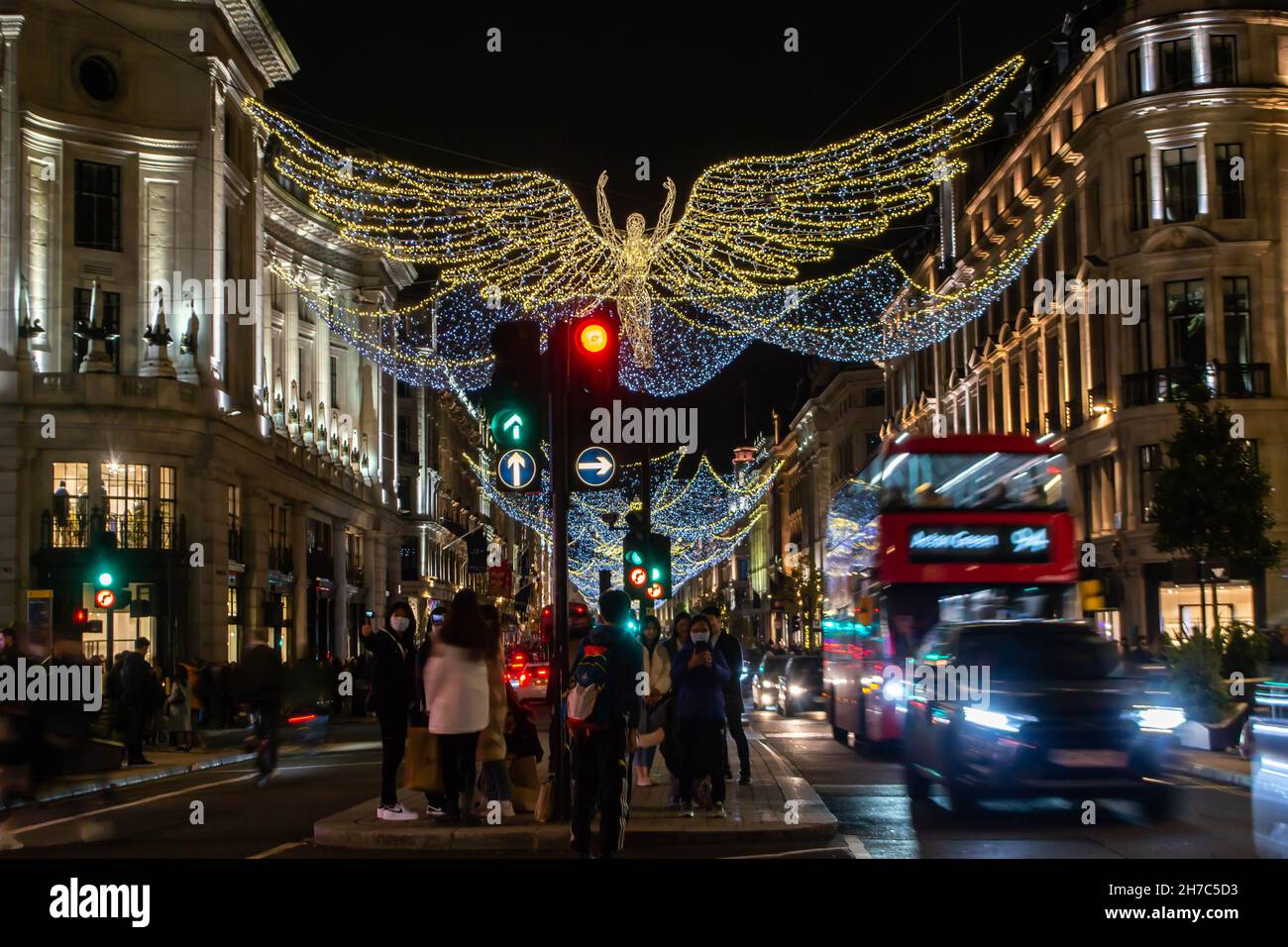 REGENT STREET, LONDON, ENGLAND 14 November 2021 Photograph of Regent