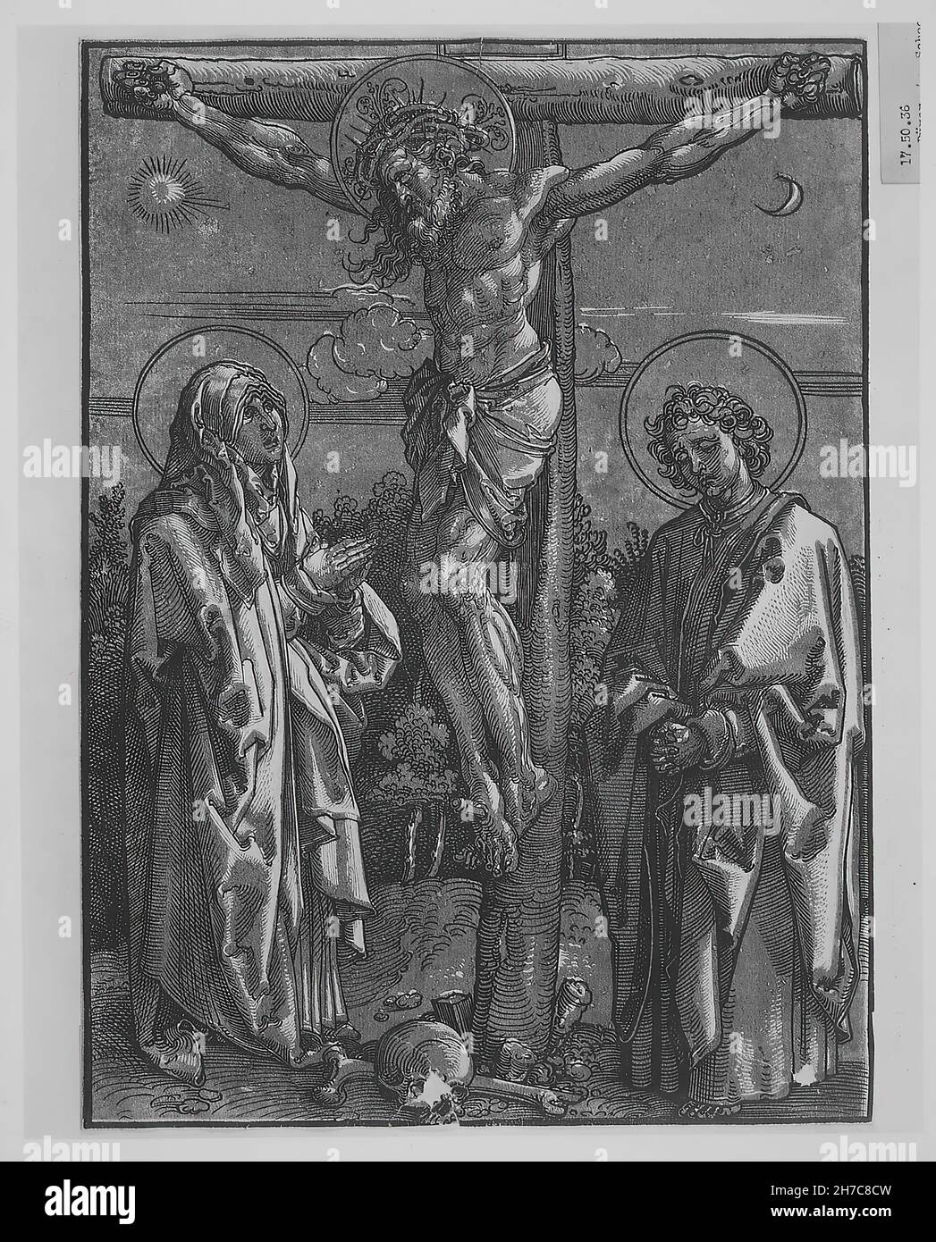 Christ on the Cross with the Virgin and Saint John in the Metropolitan ...