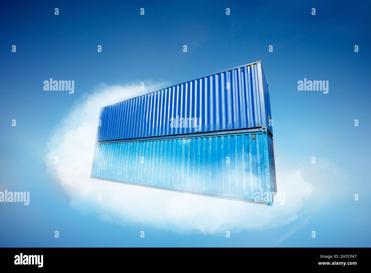 Container in cloud a software infrastructure concept Stock Photo Alamy
