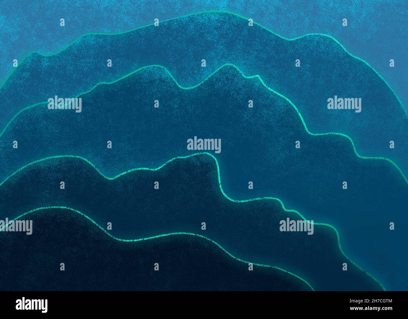 Watercolor lines waves hi-res stock photography and images - Alamy