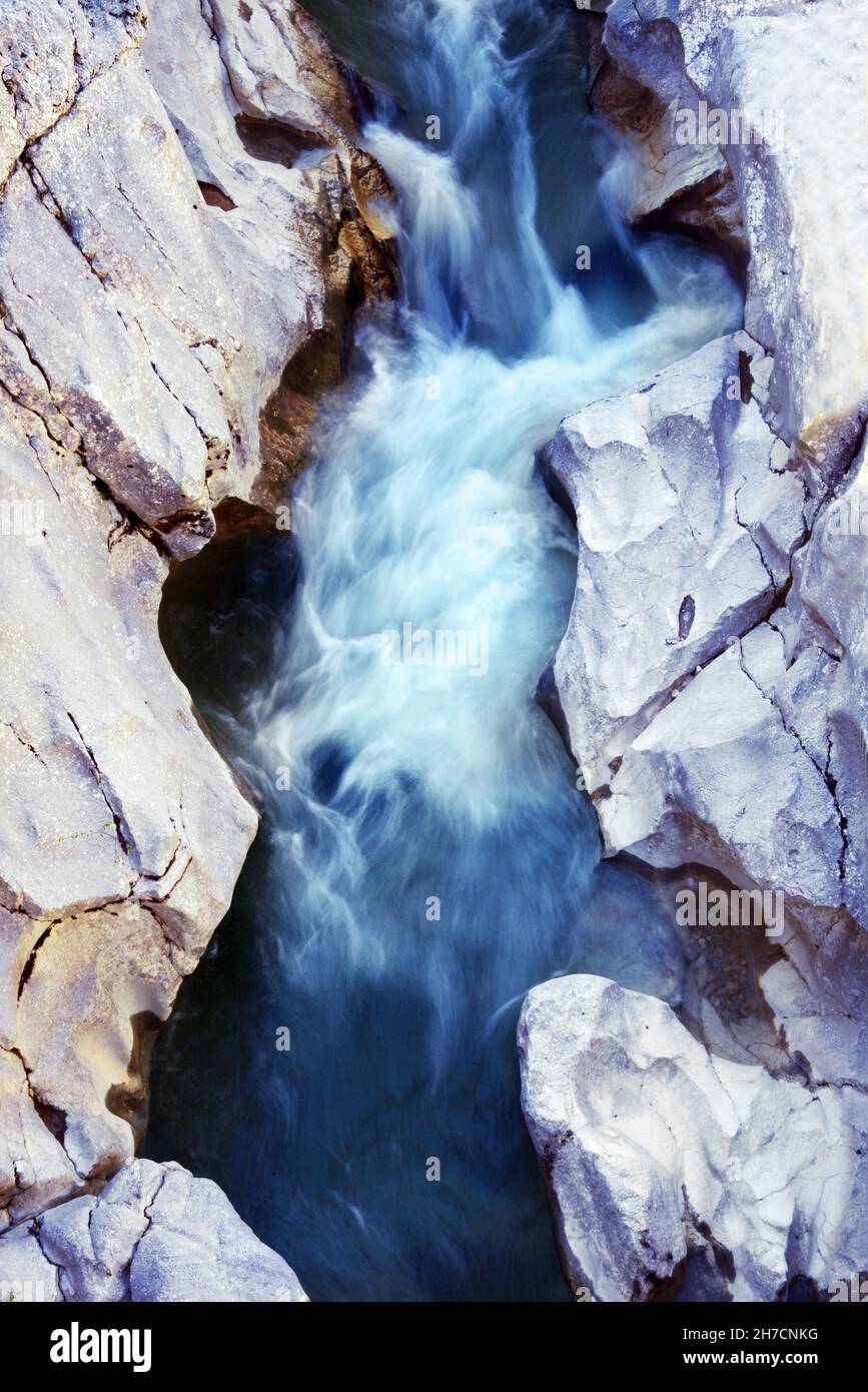 little canyon of Jabron, France, Dept. Var, Verdon Regional Natural Park, Trignace Stock Photo