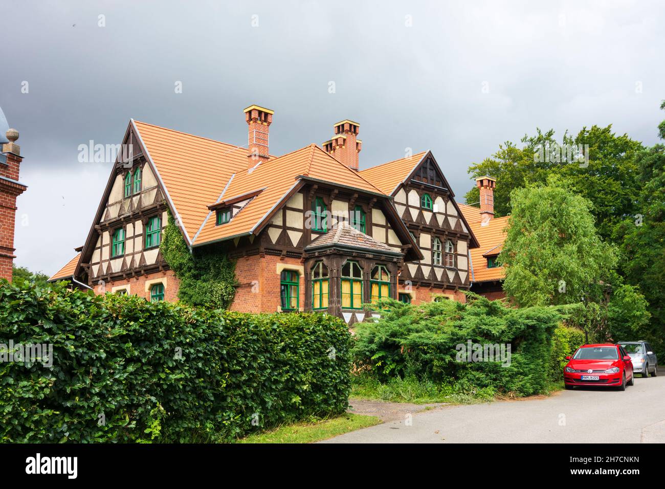 Lübstorf: Kavaliershaus (Cavalier House) at Schloss Wiligrad Castle in Mecklenburg-Schwerin, Mecklenburg-Vorpommern, Germany Stock Photo