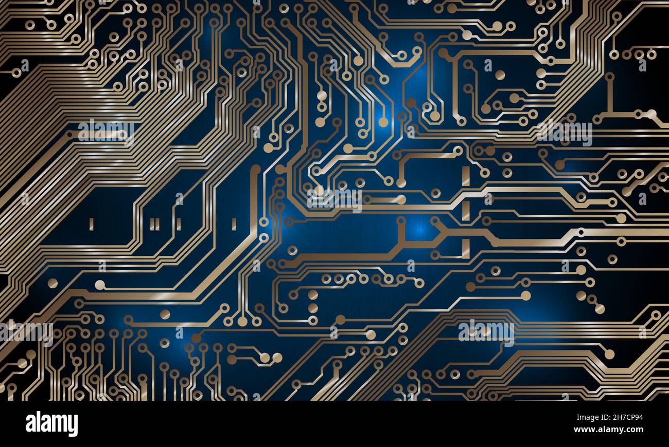 Circuit board background. Technological concept design, light background,  space for text, copy space. Electronic computer technology, chip, analog  Stock Vector Image & Art - Alamy