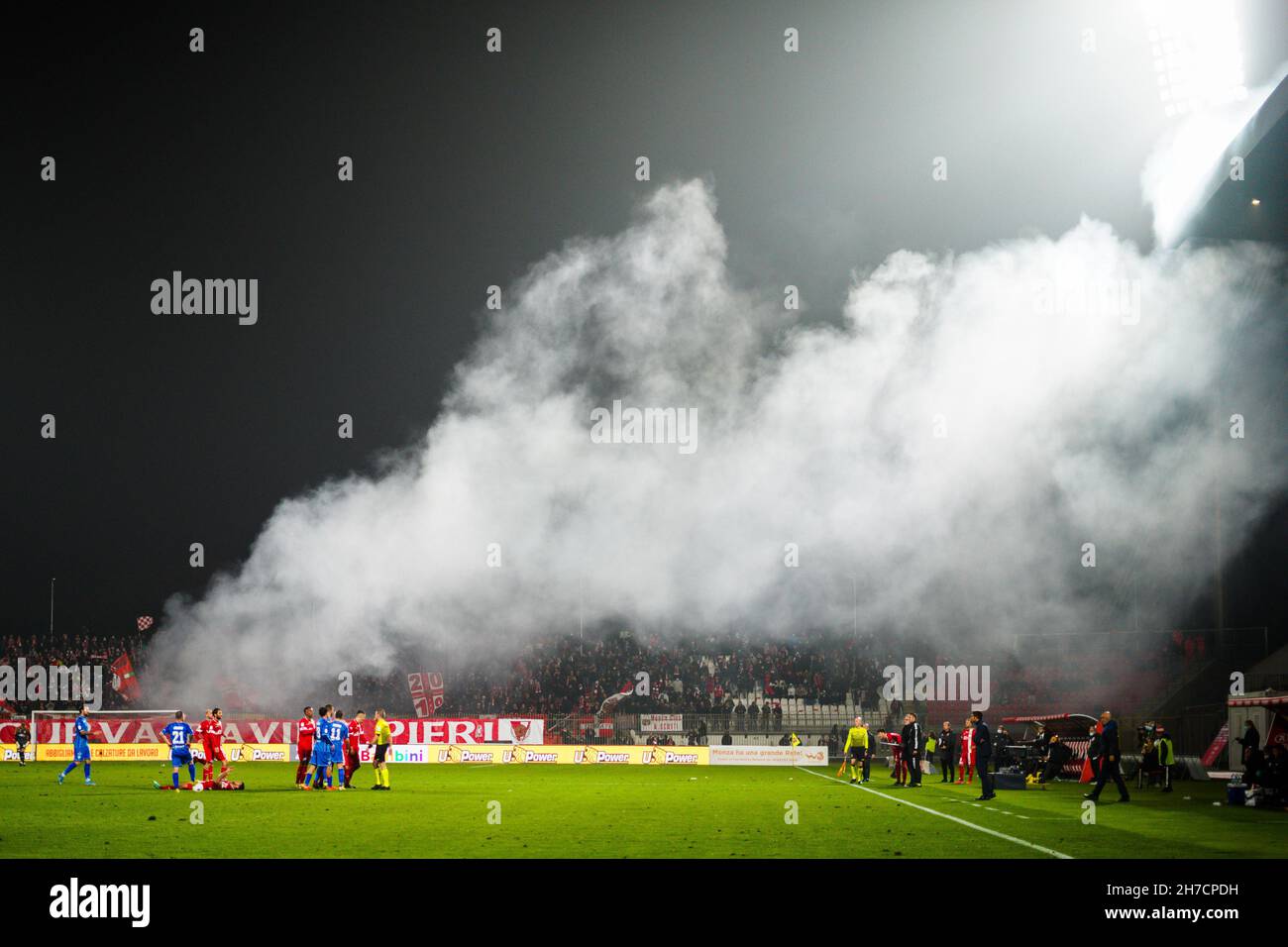 AC Monza supporters during AC Monza vs Como 1907, Italian Football