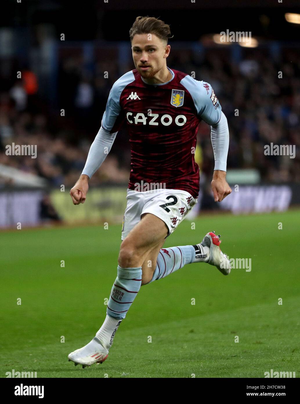 Aston Villa's Matty Cash In Action During The Premier League Match At ...