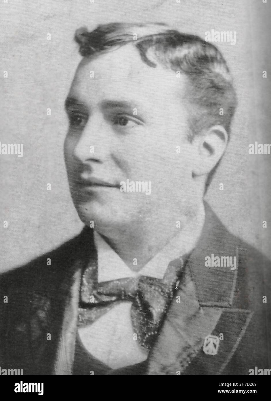 Charles Chaplin senior - Charlie Chaplin's father an English Music Hall Entertainer Stock Photo