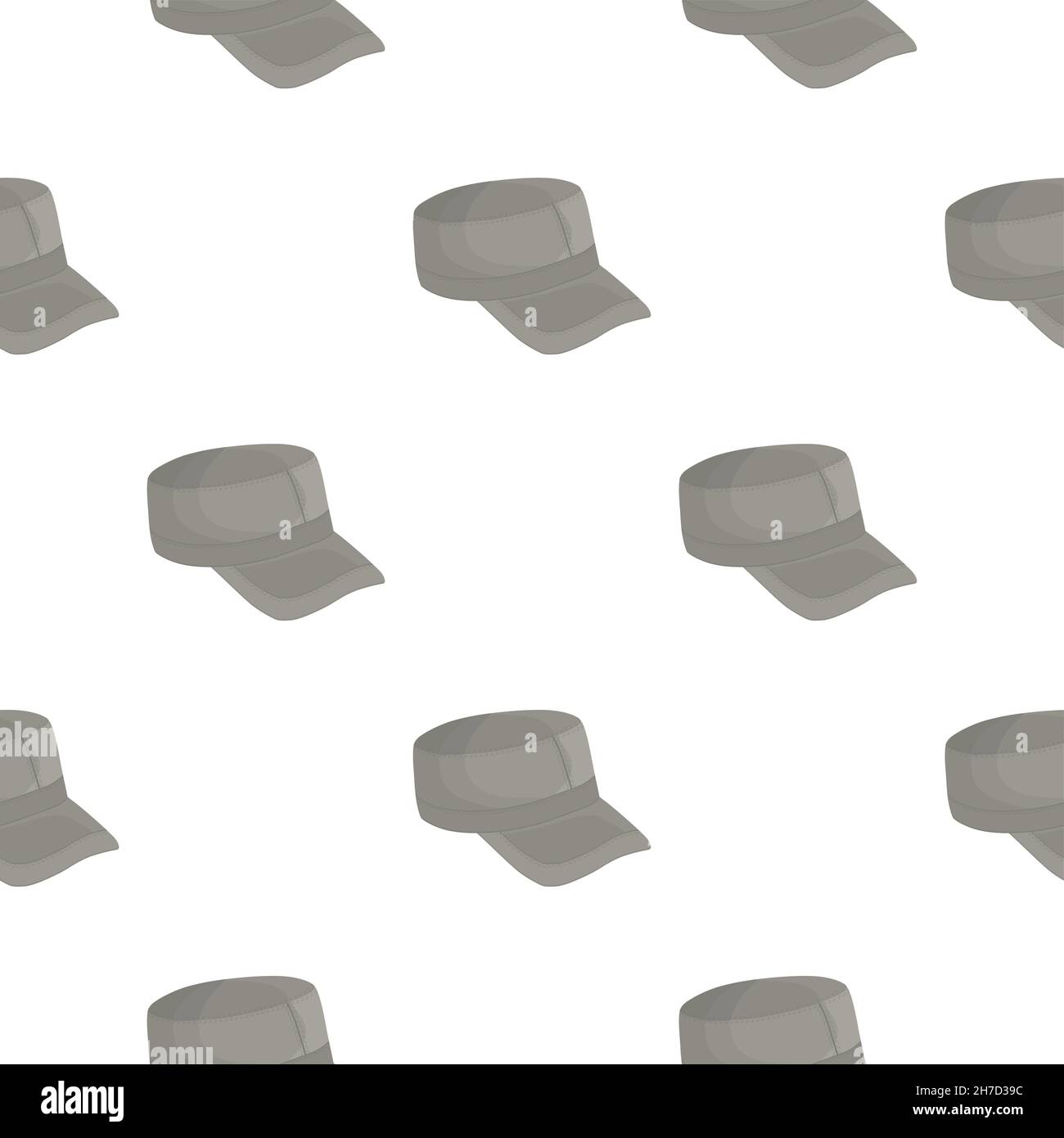 Illustration on theme colored pattern hats visor, beautiful caps in white background. Caps