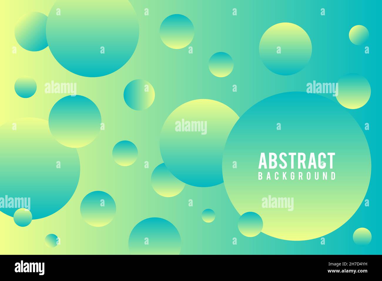 Abstract background with gradient colors and round shapes. Vector Illustration Stock Vector