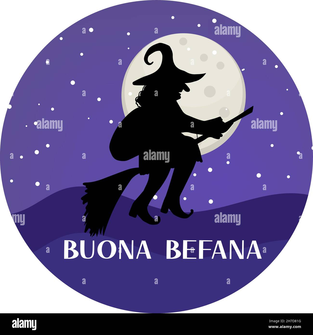 Epiphany Befana PNG Picture, Epiphany Red Turban Witch La Befana