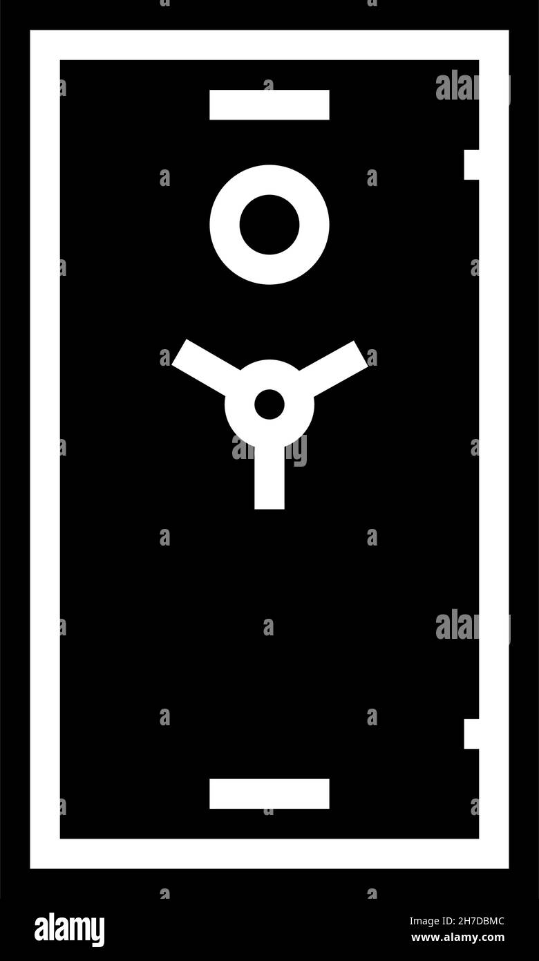 gun safe glyph icon vector illustration Stock Vector Image & Art Alamy