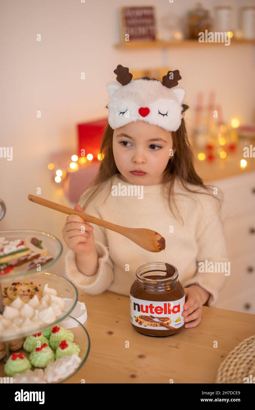 Nutella girl hi-res stock photography and images - Alamy