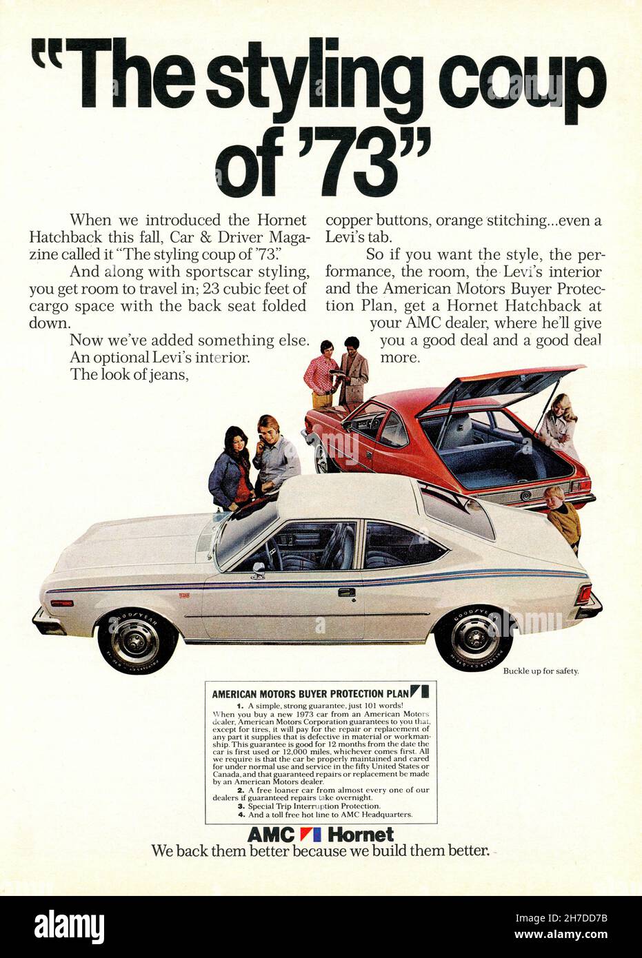 April 1973 'Playboy' magazine advertisement, USA Stock Photo