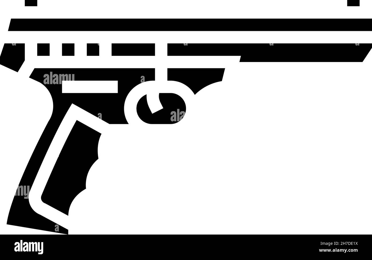 rimfire rifle glyph icon vector illustration Stock Vector Image & Art ...