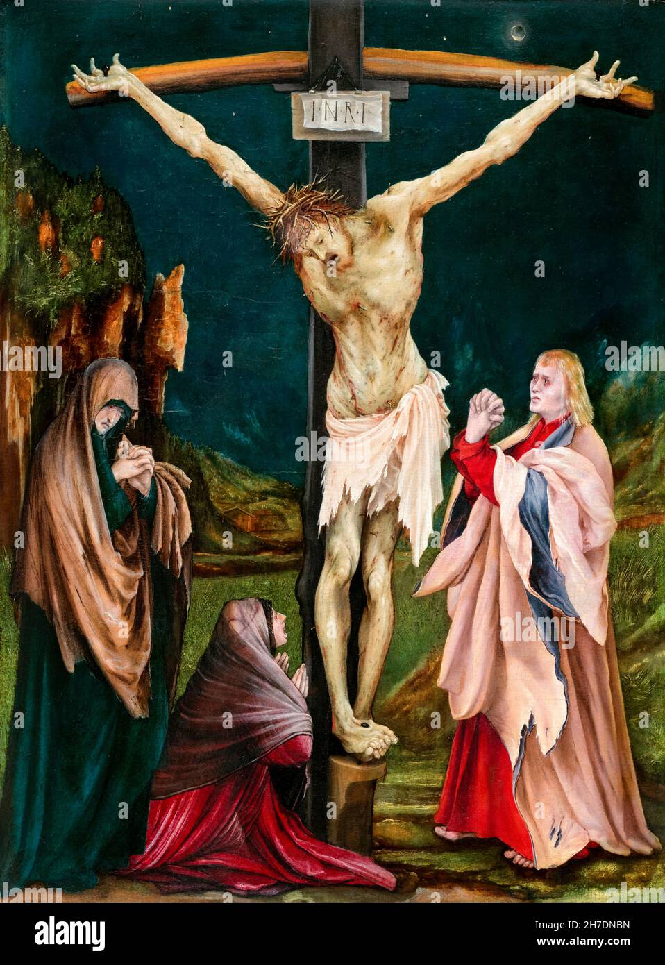 Matthias Grünewald, The Small Crucifixion, painting, 1511-1520 Stock Photo