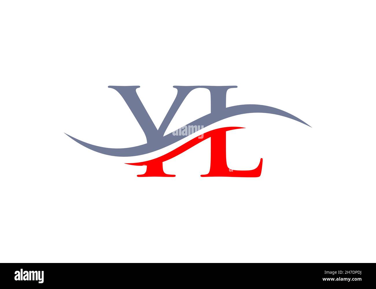 Yl Y L Letter Logo Design Stock Vector (Royalty Free) 1838838559